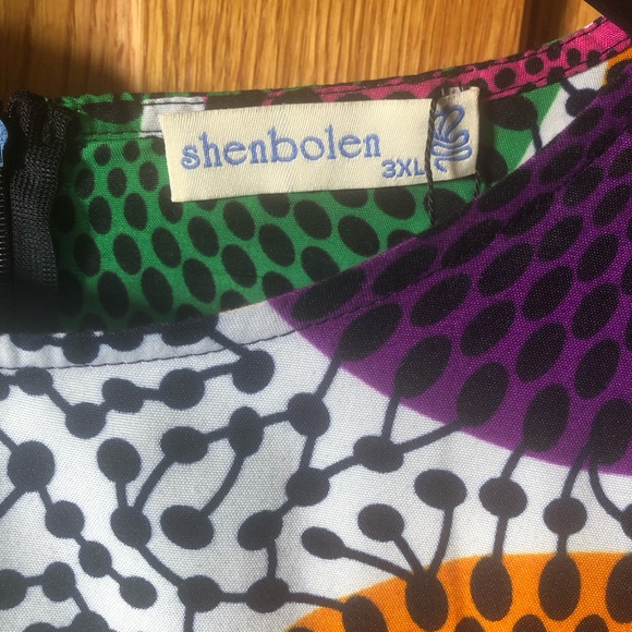 Colorful Patterned Dress - Picture 4 of 4